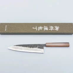 Hatsukokoro Kurokaze Shiro #2 Bubinga Wide Gyuto 21 cm