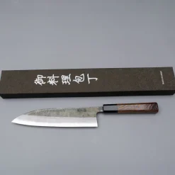 Hatsukokoro Kurosagi Aogami Super Gyuto 21 cm