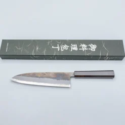 Hatsukokoro Kurosagi Aogami Super Ebony Gyuto 21 cm