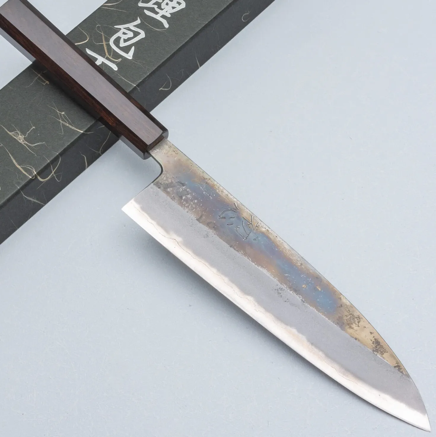 Hatsukokoro Kurosagi Aogami Super Ebony Gyuto 21 cm