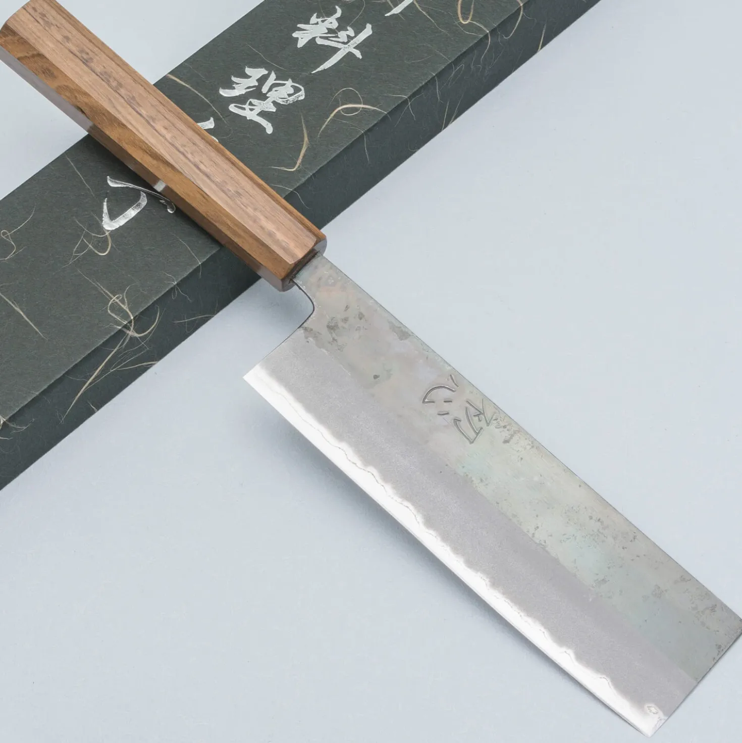 Hatsukokoro Kurosagi Aogami Super Bubinga Nakiri 16.5 cm