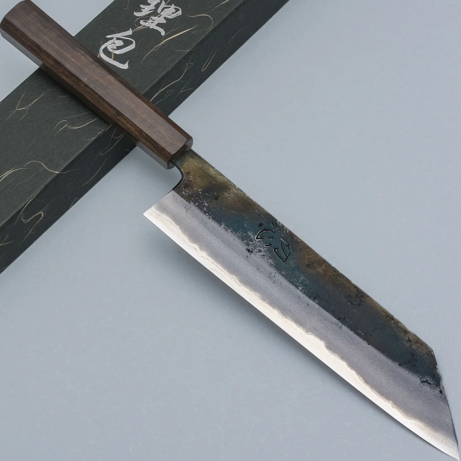 Hatsukokoro Kurosagi Aogami Super Bubinga Kiritsuke 21 cm