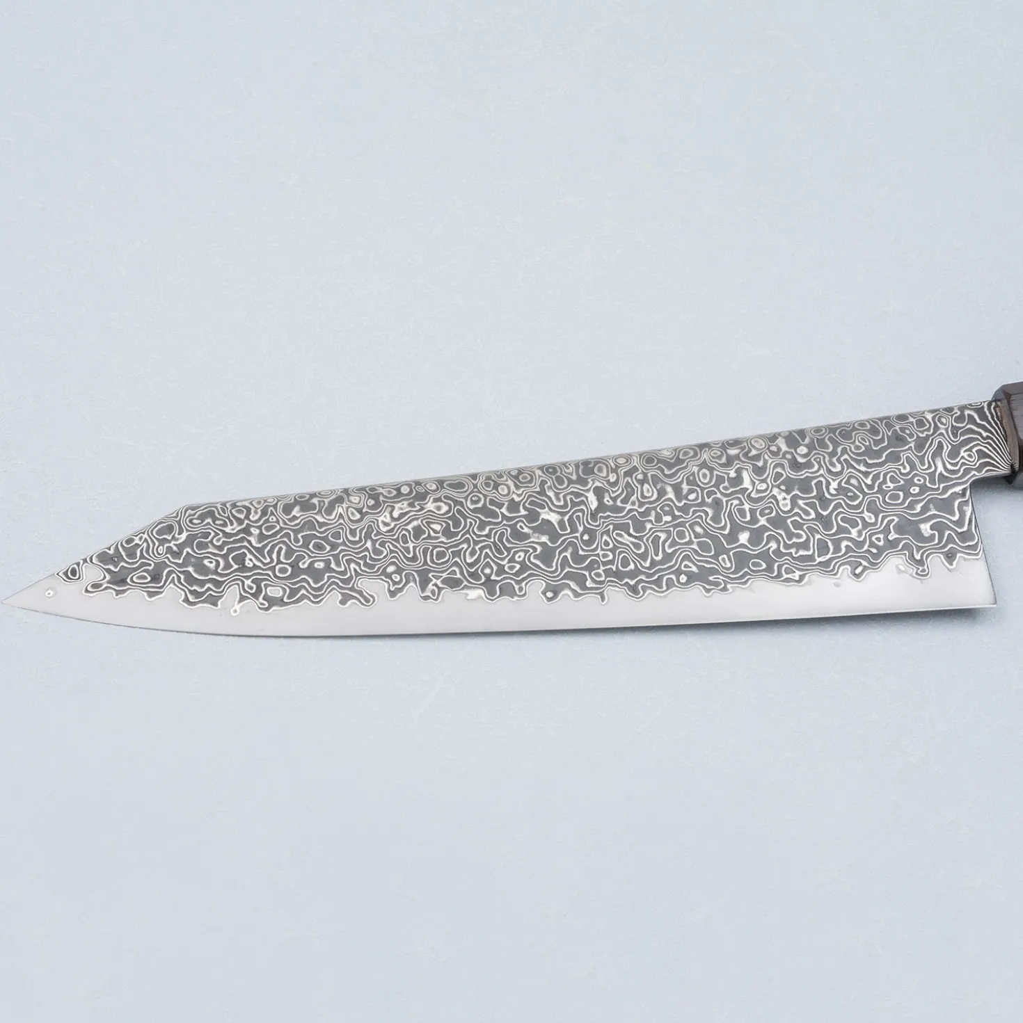 Hatsukokoro Ryuhyo Kurozome SG2 Damast Kiritsuke 21 cm