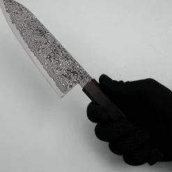 Hatsukokoro Ryuhyo Kurozome SG2 Damast Santoku 17.5 cm