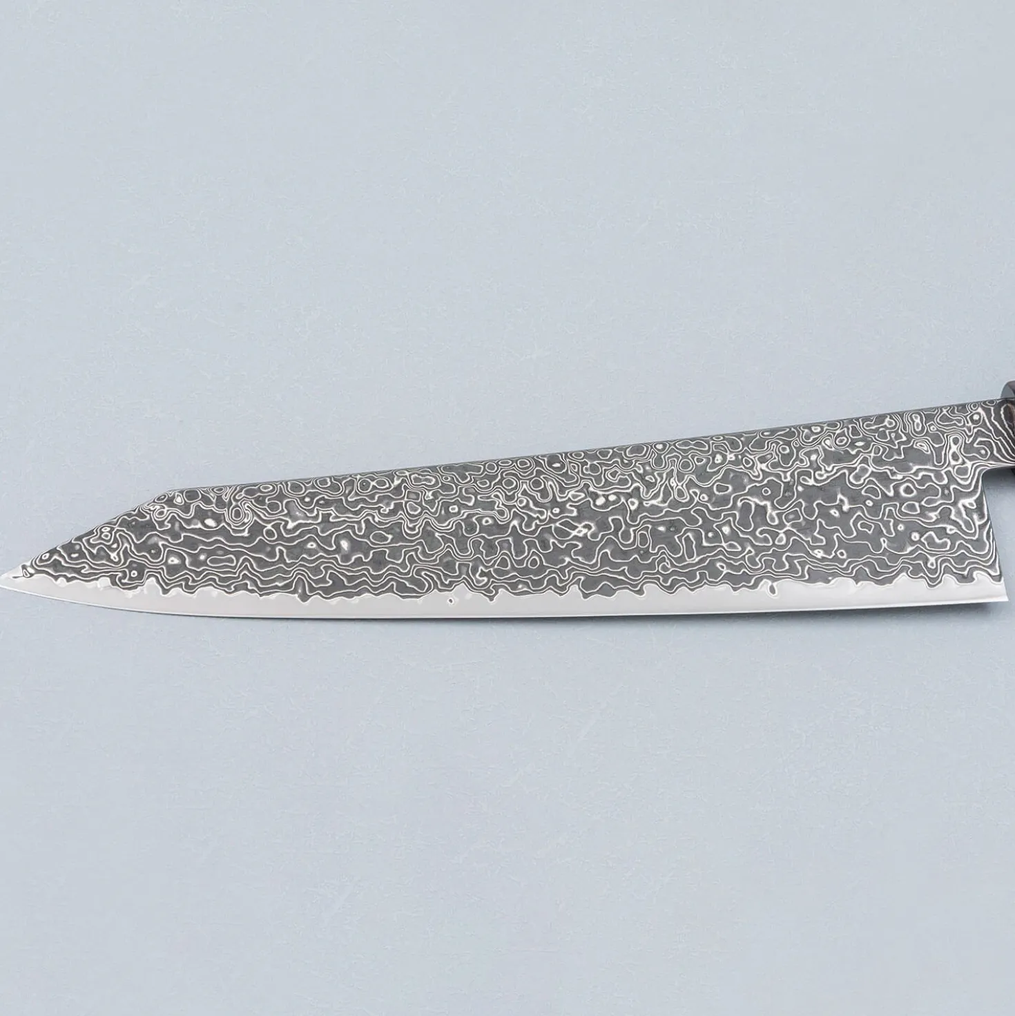 Hatsukokoro Ryuhyo Kurozome SG2 Damast Kiritsuke Gyuto 24 cm