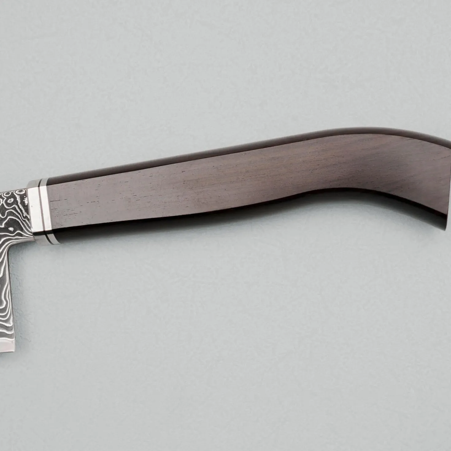 Hatsukokoro Ryuhyo Kurozome SG2 Damast Curved Ebony Gyuto 24 cm