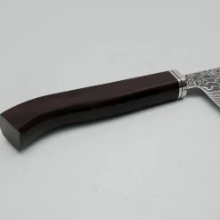 Hatsukokoro Ryuhyo Kurozome SG2 Damast Curved Ebony Gyuto 24 cm