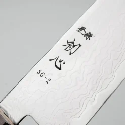 Hatsukokoro Ryuhyo SG2 Damast Birch Kiritsuke Gyuto 21 cm