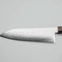 Hatsukokoro Ryuhyo SG2 Damast Birch Santoku 18 cm