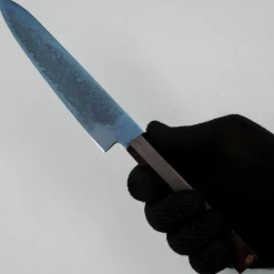 Hatsukokoro Ryuhyo SG2 Damast Ebony Blue Coating Petty 15 cm