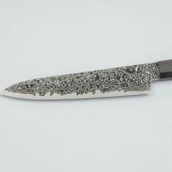 Hatsukokoro Ryuhyo SG2 Damast Kurozome Ebony Petty 15 cm