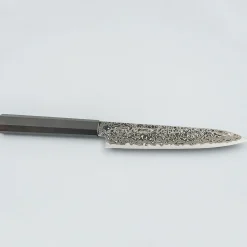 Hatsukokoro Ryuhyo SG2 Damast Kurozome Ebony Petty 15 cm