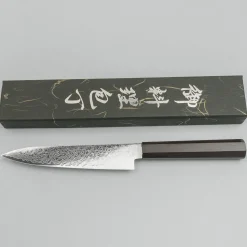 Hatsukokoro Ryuhyo SG2 Damast Ebony Petty 15 cm