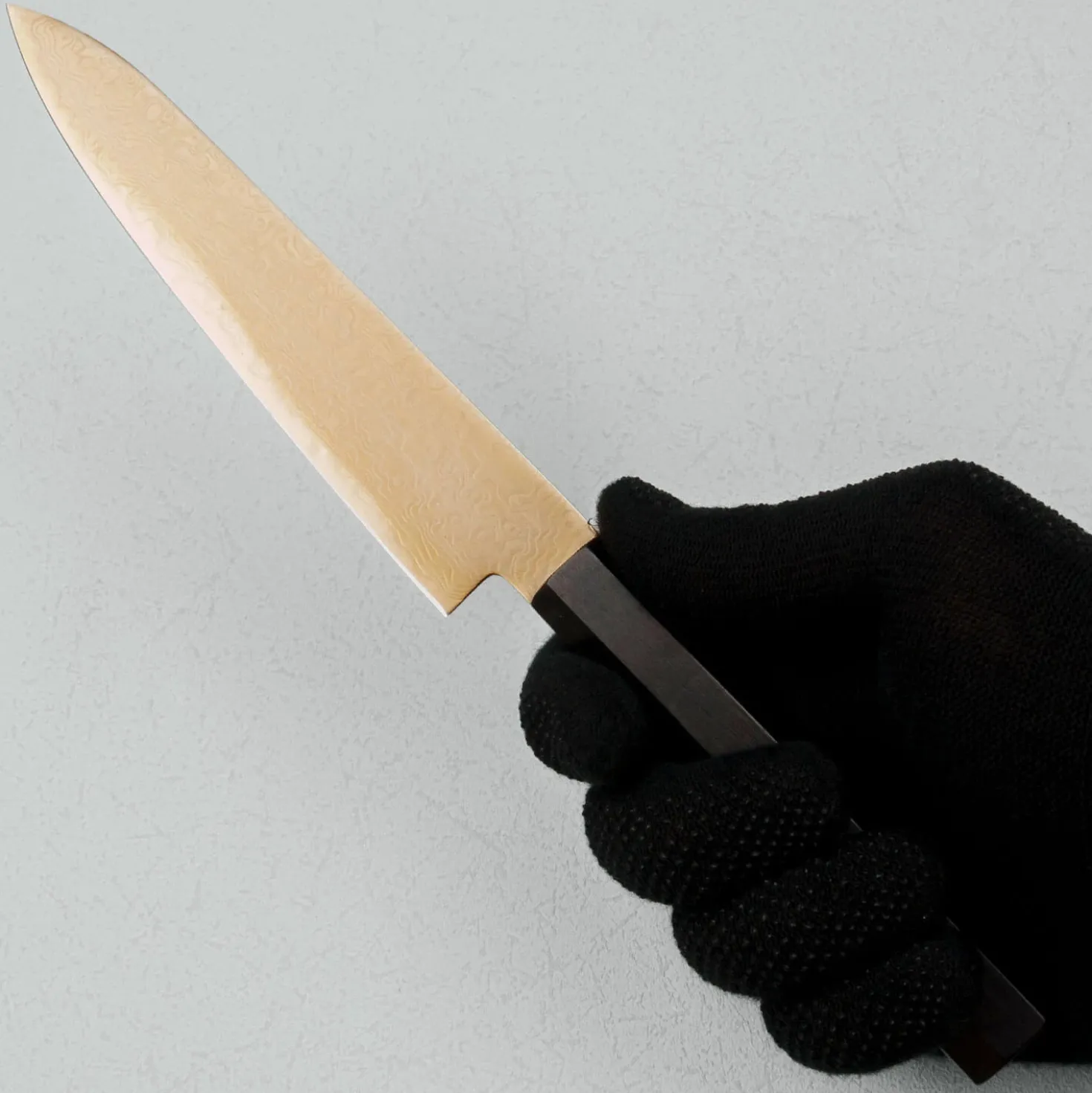 Hatsukokoro Ryuhyo SG2 Damast Ebony Gold Coating Petty 15 cm