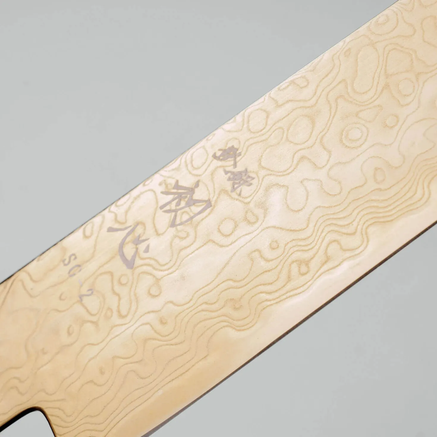 Hatsukokoro Ryuhyo SG2 Damast Ebony Gold Coating Petty 15 cm