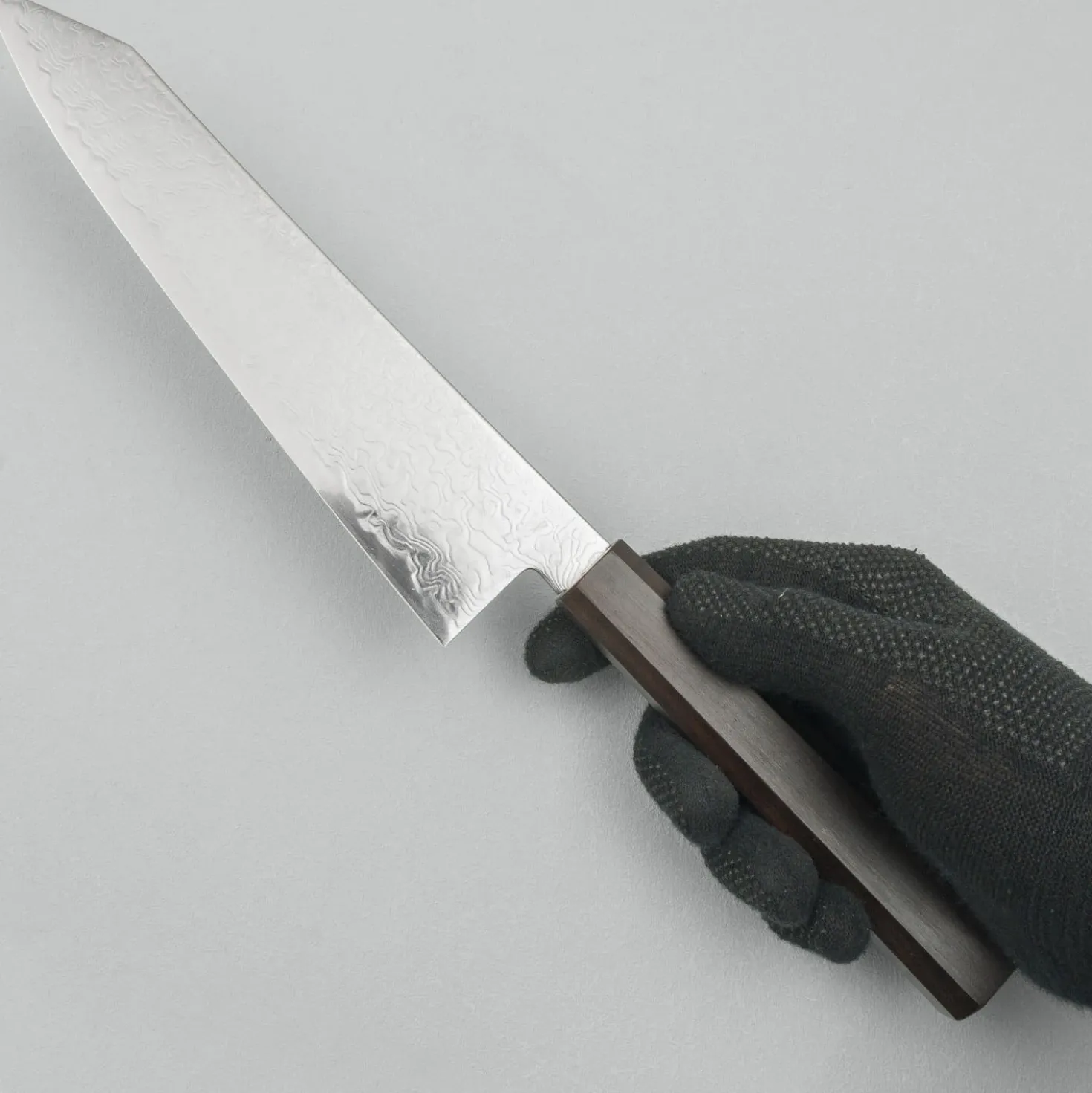 Hatsukokoro Ryuhyo SG2 Damast Ebony Kiritsuke Gyuto 21 cm