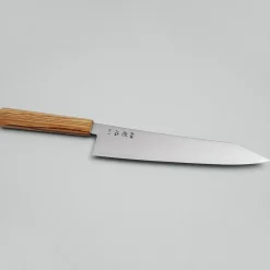 Hatsukokoro Ryuhyo SG2 Damast Olive Kiritsuke Gyuto 24 cm
