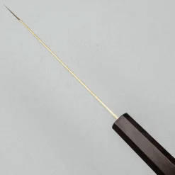 Hatsukokoro Ryuhyo SG2 Damast Ebony Gold Coating Bunka 18 cm