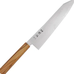Hatsukokoro Ryuhyo SG2 Damast Olive Kiritsuke Gyuto 21 cm