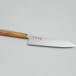 Hatsukokoro Ryuhyo SG2 Damast Olive Kiritsuke Gyuto 21 cm