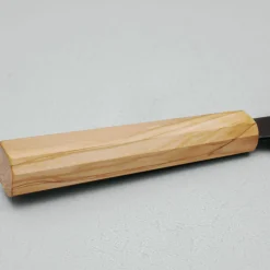 Hatsukokoro Ryuhyo SG2 Damast Olive Black Coating Santoku 18 cm