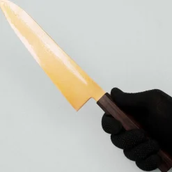 Hatsukokoro Ryuhyo SG2 Damast Ebony Brown Coating Gyuto 21 cm