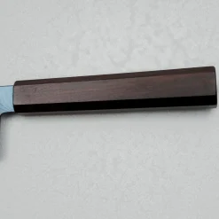 Hatsukokoro Ryuhyo SG2 Damast Ebony Blue Coating Santoku 18 cm