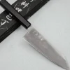 Hatsukokoro Ryuhyo SG2 Damast Ebony Black Coating Bunka 18 cm