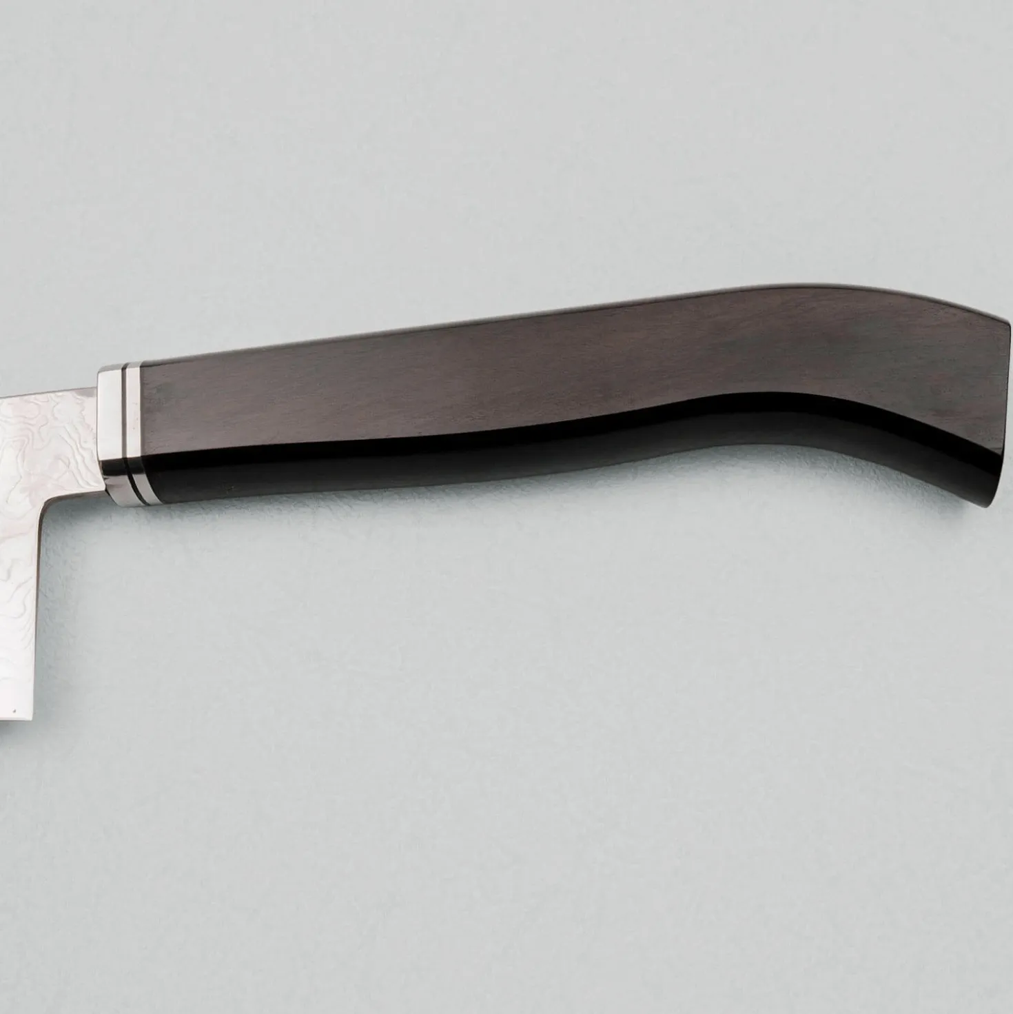 Hatsukokoro Ryuhyo SG2 Damast Curved Ebony Gyuto 24 cm