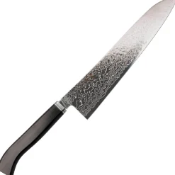 Hatsukokoro Ryuhyo SG2 Damast Curved Ebony Gyuto 24 cm