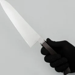 Hatsukokoro Ryuhyo SG2 Damast Curved Ebony Gyuto 24 cm
