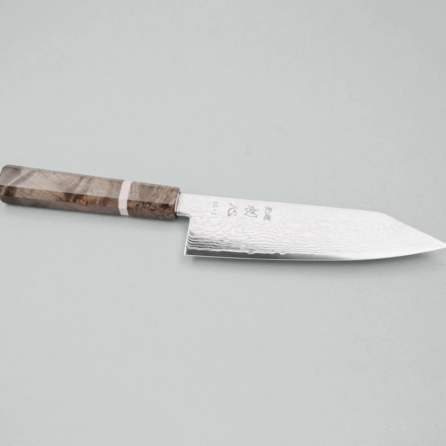 Hatsukokoro Ryuhyo SG2 Damast Birch Bunka 18 cm