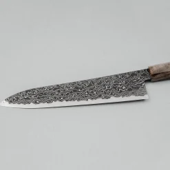 Hatsukokoro Ryuhyo SG2 Kurozome Damast Birch Gyuto 21 cm