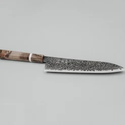 Hatsukokoro Ryuhyo SG2 Kurozome Damast Birch Gyuto 21 cm