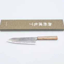 Hatsukokoro Ryusui Aogami 2 Nashiji Damast Bubinga Gyuto 21