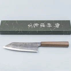 Hatsukokoro Ryusui Aogami 2 Nashiji Damast Bubinga Bunka 17 cm
