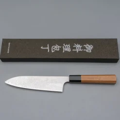 Hatsukokoro Saihyo SG2 Damast Santoku 18 cm