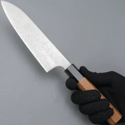 Hatsukokoro Saihyo SG2 Damast Santoku 18 cm