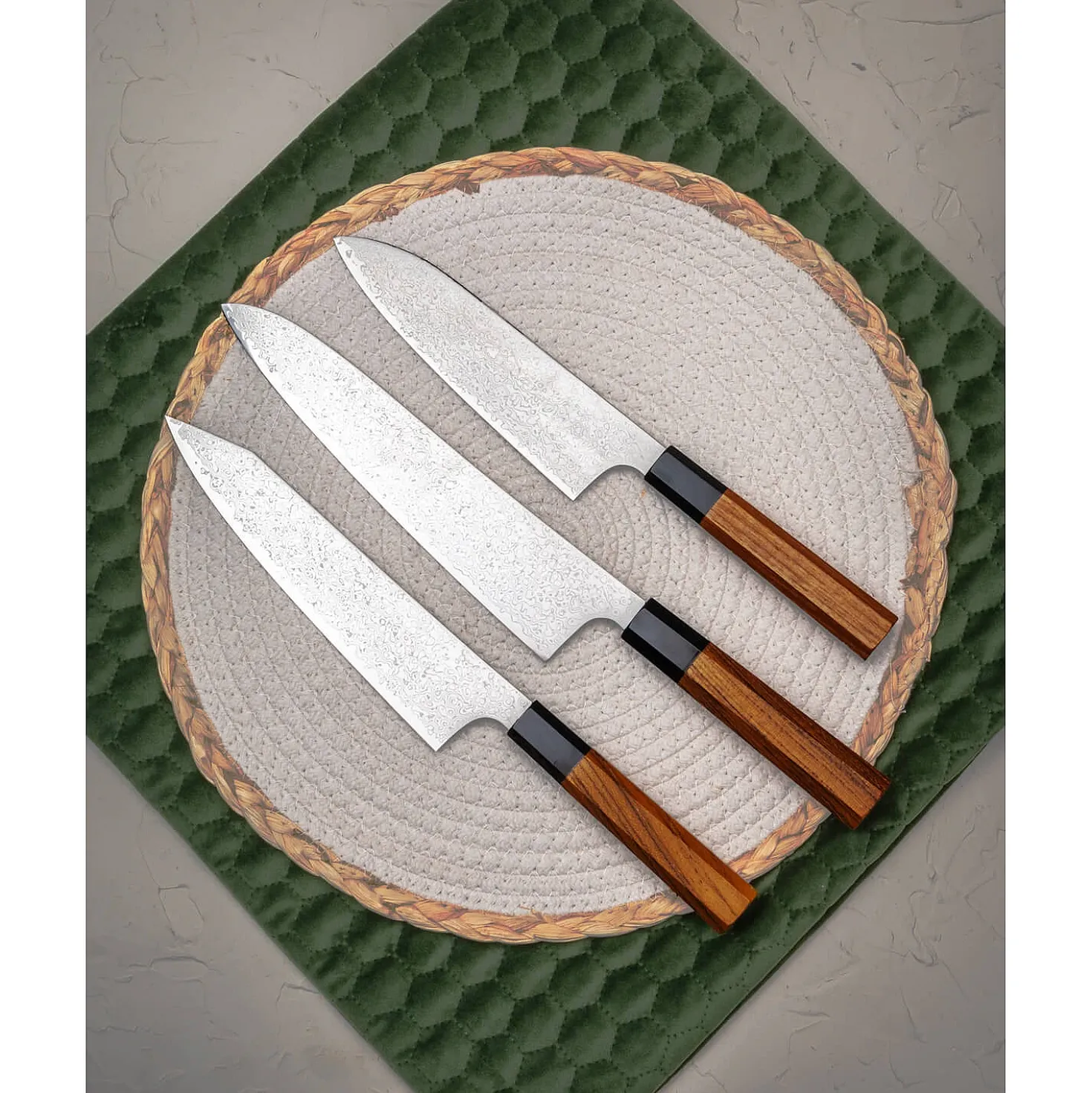 Hatsukokoro Saihyo SG2 Damast Gyuto 24 cm