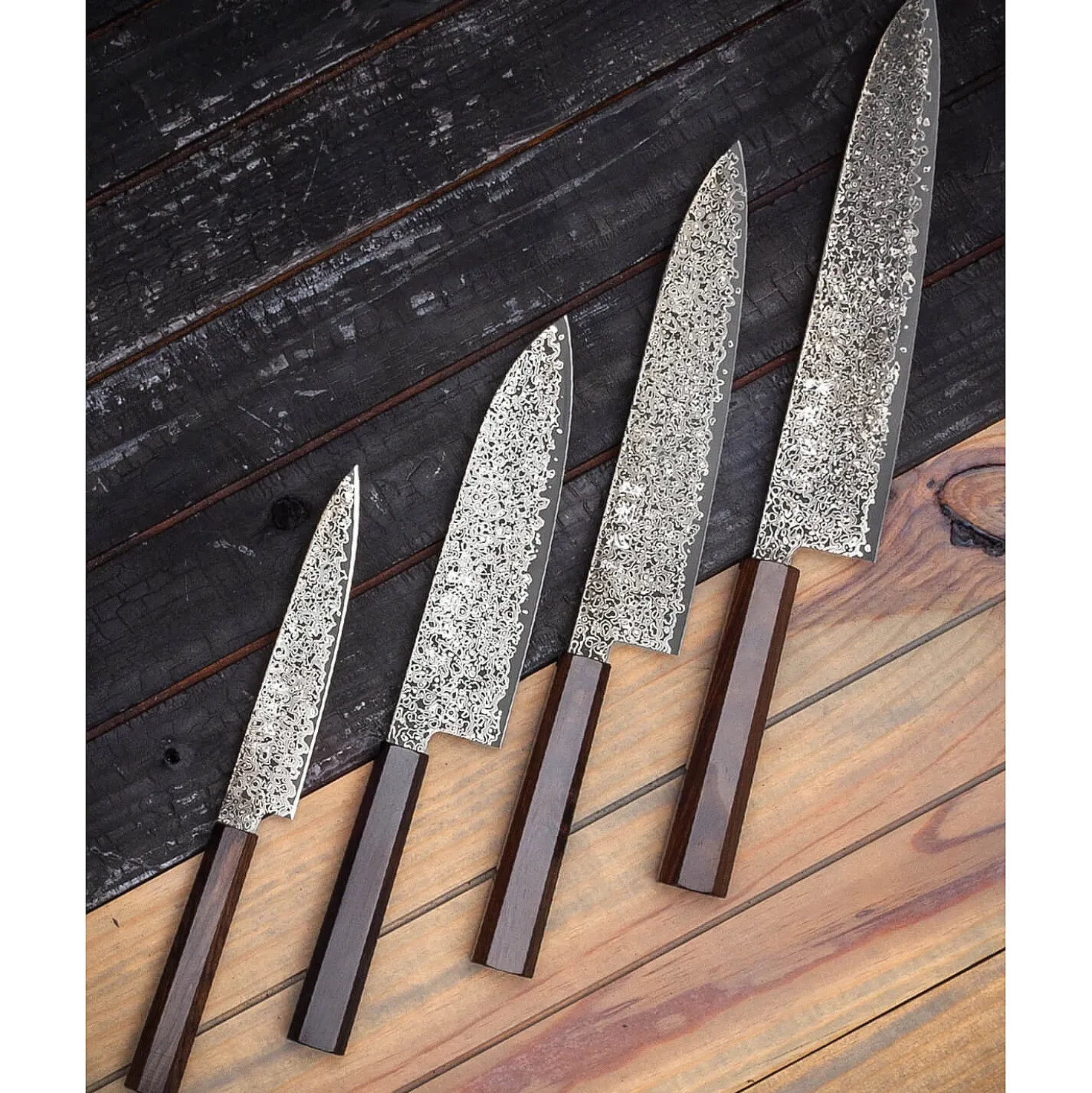 Hatsukokoro Saihyo SG2 Nickel Damast Petty 15 cm
