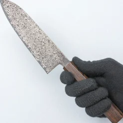 Hatsukokoro Saihyo SG2 Nickel Damast Santoku 18 cm