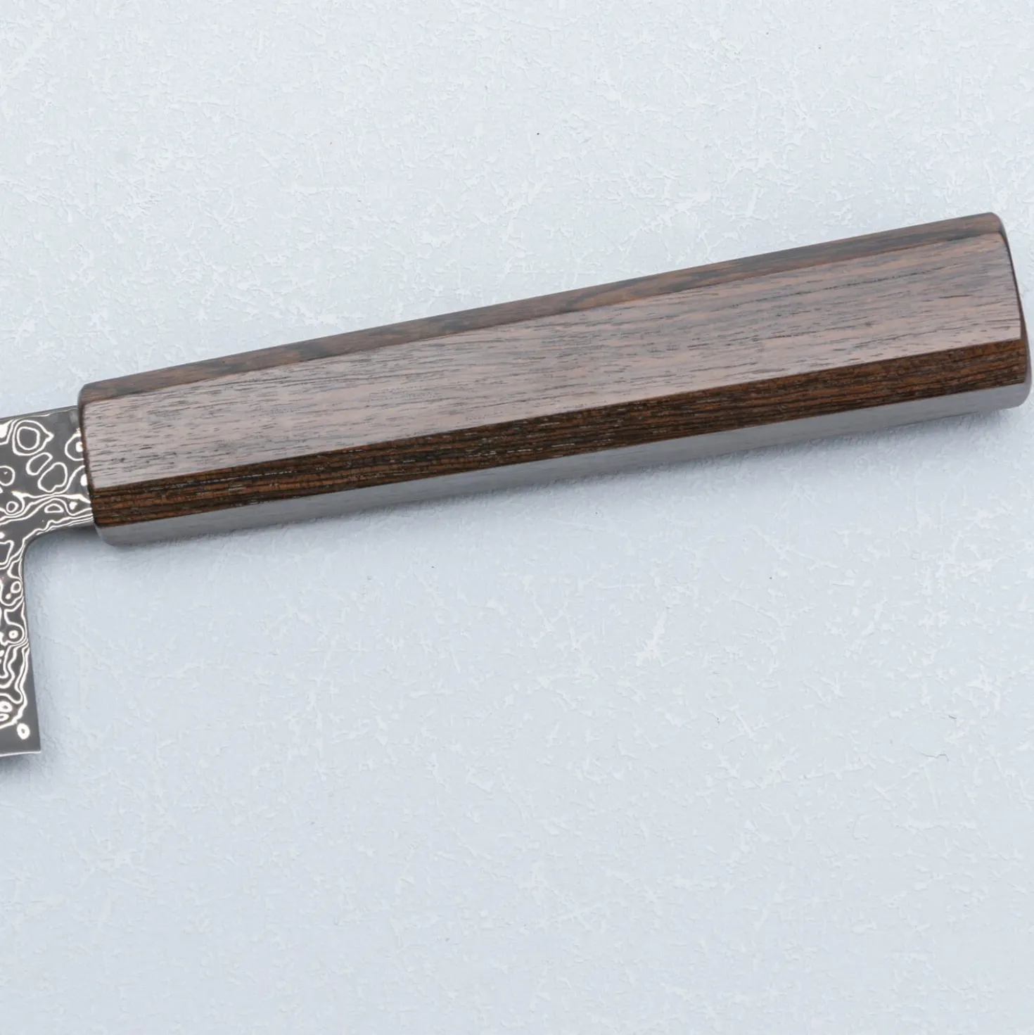 Hatsukokoro Saihyo SG2 Nickel Damast Santoku 18 cm