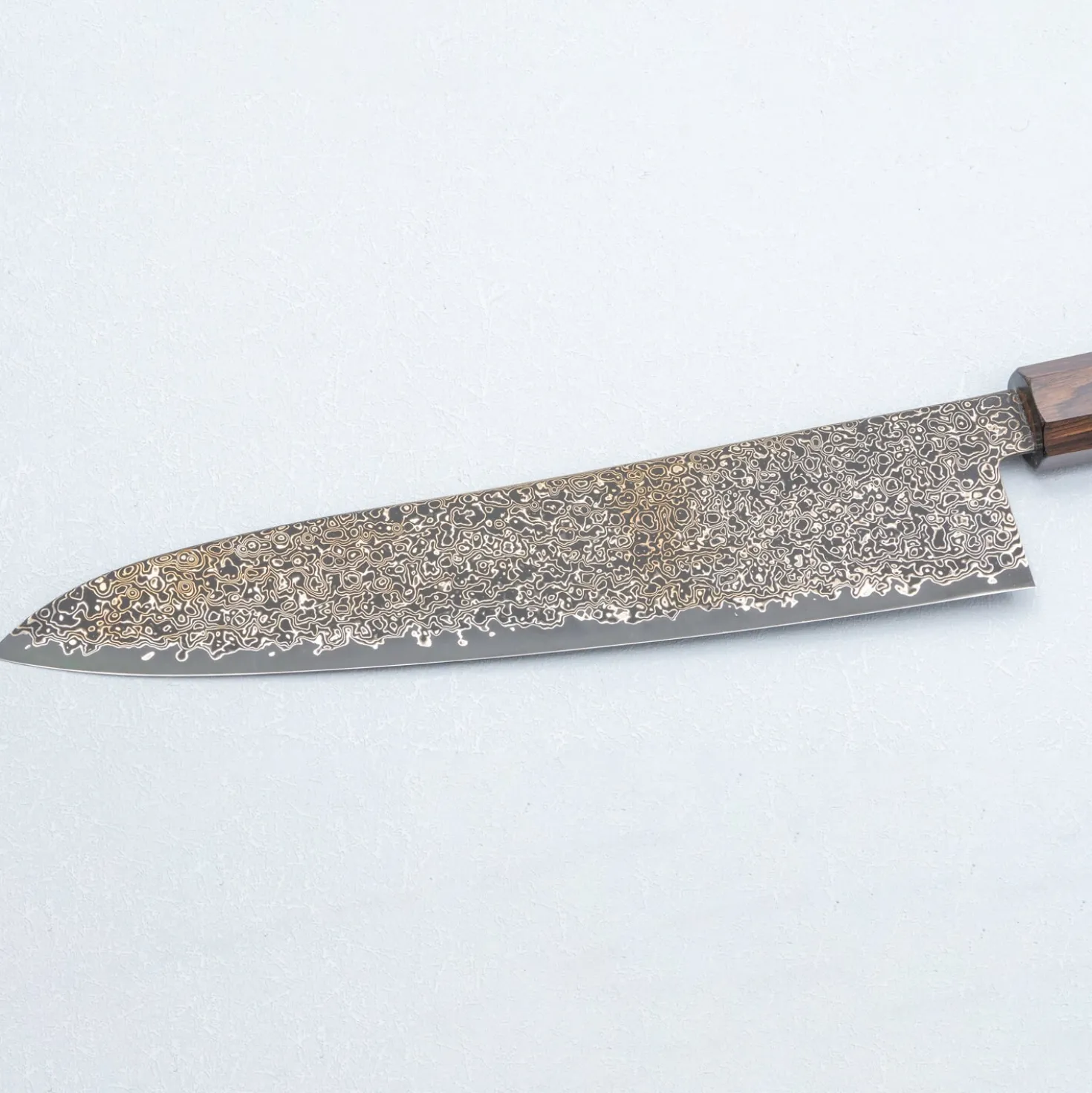 Hatsukokoro Saihyo SG2 Nickel Damast Gyuto 24 cm