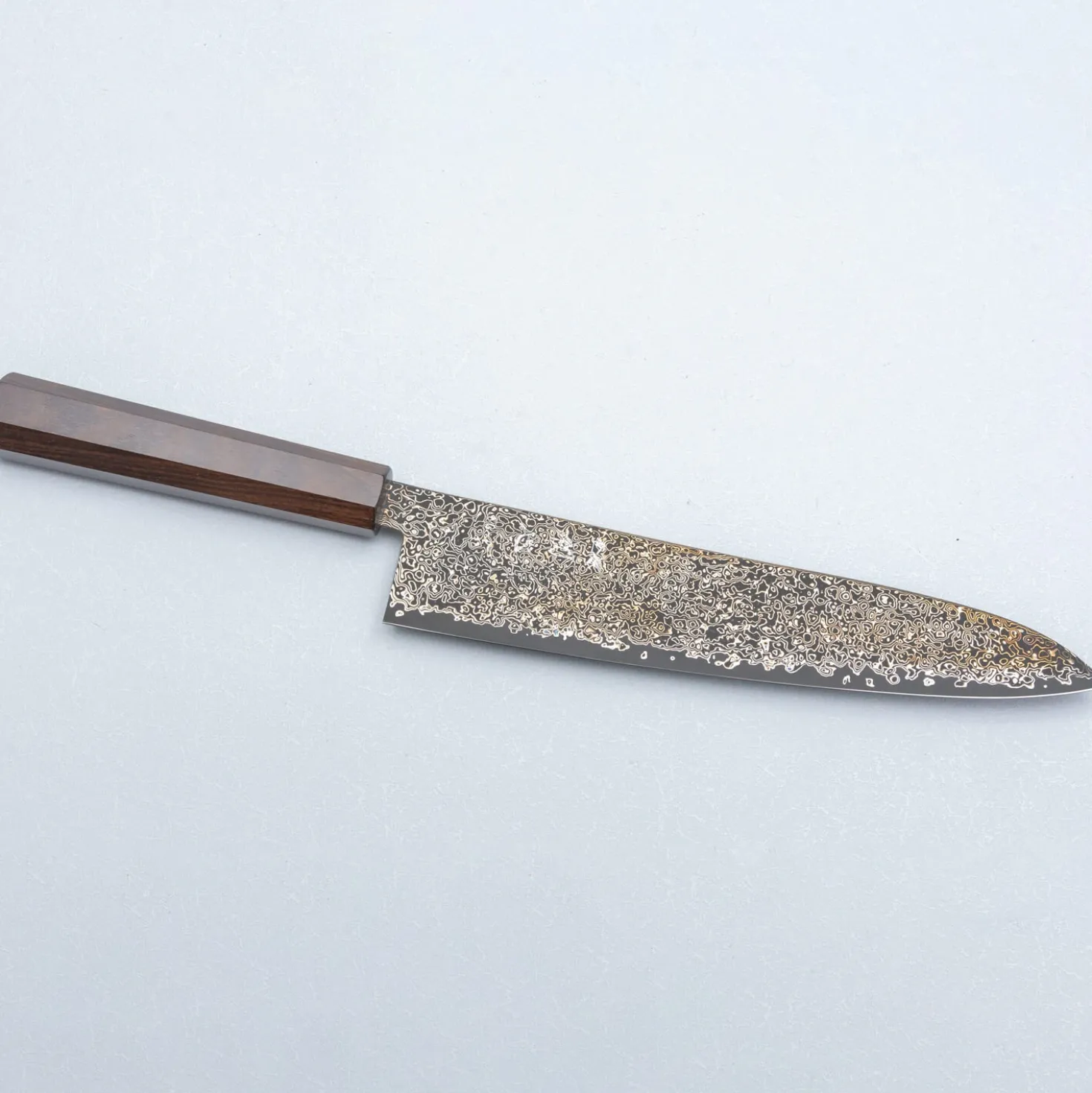Hatsukokoro Saihyo SG2 Nickel Damast Gyuto 24 cm