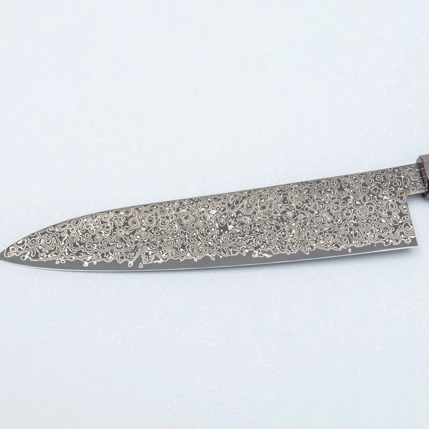 Hatsukokoro Saihyo SG2 Nickel Damast Gyuto 21 cm