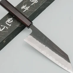 Hatsukokoro Shinkiro Aogami Super Ebony Bunka 17 cm