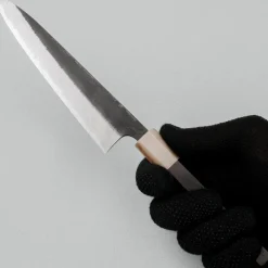 Hatsukokoro Shinkiro Aogami Super Ebony Horn Petty 15 cm