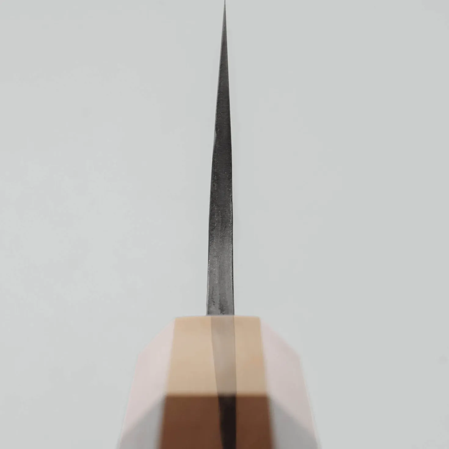 Hatsukokoro Shinkiro Aogami Super Ebony Horn Bunka 17 cm