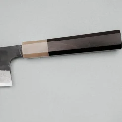 Hatsukokoro Shinkiro Aogami Super Ebony Horn Bunka 17 cm