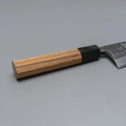 Hatsukokoro Shirasagi Kurouchi Single Bevel Kiritsuke Deba 18 cm